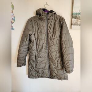 Columbia Waitsburg Ridge II puffer coat army green large